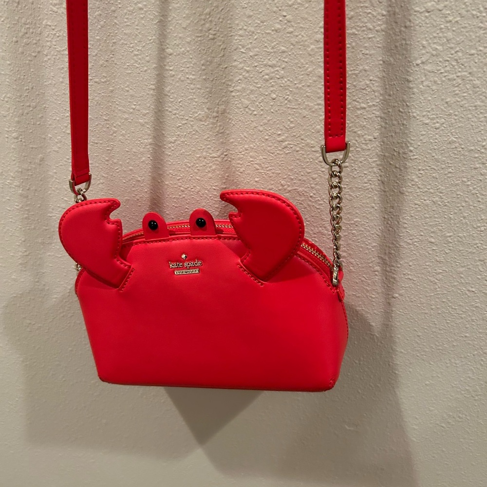 Kate Spade Shore Thing Red Crab Hilli Crossbody Bag